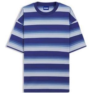 Hugo Nisote T-shirt voor heren, Open blue., M