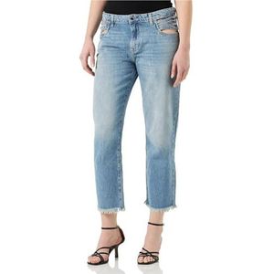 Pinko Softball Slim Denim Slouchy Co Jeans Dames, Pju_Wassen Vintage Medium, 24