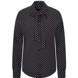 Seidensticker - Damesblouse - Zwart - Viscose