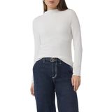 T-shirt - 0100 - Lange Mouwen - Aansluitende Pasvorm - Geribbelde Structuur