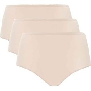 Chantelle - Dames - Shorty (3-pack) SoftStretch - Eenheidsmaat van 36 tot 44 - 100% onzichtbaar en ultra comfortabel - naadloos - klassiek design, nude, One Size - M