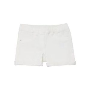 s.Oliver Junior Girls Short, Regular Fit, White, 116/SLIM, wit, 116 cm (Slank)