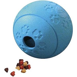 Nobby Massief rubber snackball blauw 11 cm