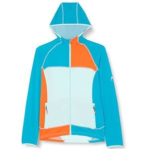 McKINLEY Unisex Montina jas, Blue Aqua/Orange DAR, 116