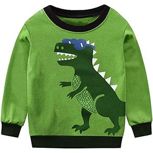 Little Hand Sweatshirt voor jongens, 1-dinosaurus, 110 cm