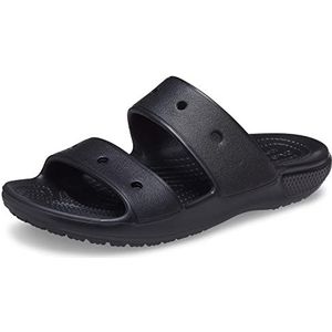Crocs Classic sandalen, uniseks, volwassenen, Zwart, 36/37 EU