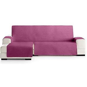 Eysa Oslo bankovertrek, polyester, C/2 fuchsia-grijs, Chaise longue 240 cm. Geschikt voor banken van 250 tot 300 cm.