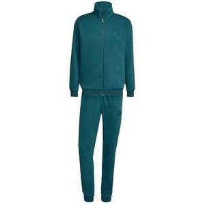 adidas Heren SPORTSWEAR BASIC 3 STRIPES FLEECE TRACKSUIT, Aurora Ivy, S Short