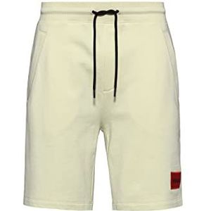HUGO Jersey shorts voor heren, Licht/Pastel Yellow741, XS slank