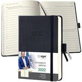 !Dagagenda Sigel Conceptum - A6 zwart 400 blz. 80 g 2022