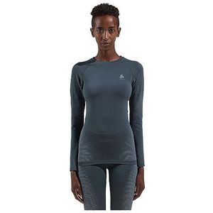 Odlo - PERFORMANCE WARM ECO - Lange Mouwen Basislaag - Blauw - Dames