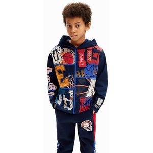 Desigual Jongensshirt met lange mouwen, blauw, 8 Jaar