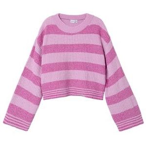 NAME IT Meisjes Nkfnolea Ls Short Knit Gebreide Trui, roze, 116