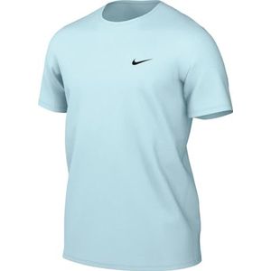 Nike Shirt M NK DF UV Hyverse SS, Glacier Blue/Black, DV9839-474, 2XL
