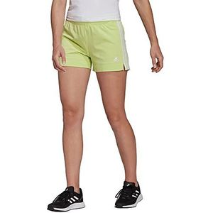 Adidas - 3 Stripes - Korte Broek - Zwart - Slim Fit, Katoen, Trekkoord, Zoomsplitten