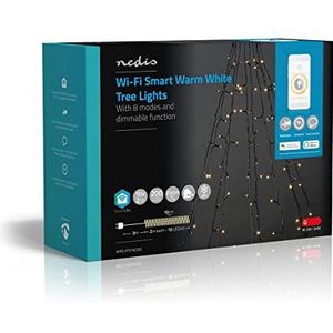 Nedis Smartlife Wi-Fi decoratieve LED-boomverlichting - 10x 2m - 200 LED's / warm-wit