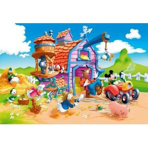 26401 - Clementoni Supercolor, puzzel 60 stukjes - WD Mickey's Toon Town: The Farm, 60 stukjes