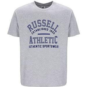 RUSSELL ATHLETIC T-shirt heren, New Grey Marl, XL