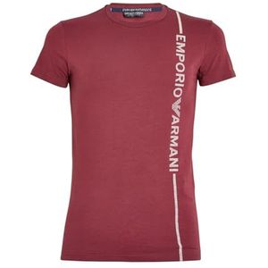 Emporio Armani - T-shirt - Korte Mouwen - Zwart - Katoen/Elastan