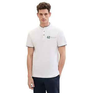 TOM TAILOR Poloshirt voor heren, 20000 - wit, XL