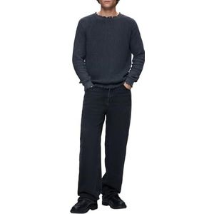 LTB Jeans Kayale Herentrui in antracietgrijs, gemaakt van katoen, maat S, antracietgrijs, S