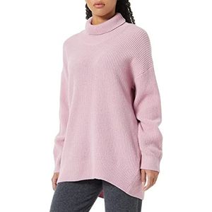 Sisley Womens Turtle Neck 1244M200H Sweater, Pink 223, S
