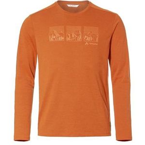 Vaude Rosemoor Iii T-shirt Met Lange Mouwen Oranje L Man