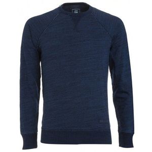 G-STAR RAW Heren Rawleigh Indigo R T L/S shirt met lange mouwen, blauw (Indigo 857), XXL