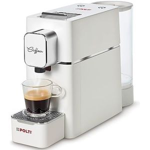 Polti Coffea S15W, espressomachine, compatibel met E.S.E. 44 mm, tank 0,85 l, pompdruk 19 bar, wit