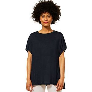 STREET ONE Dames A317798 Ponchoshirt T-shirt, Grand Blue, 36, Grand Blue, 36