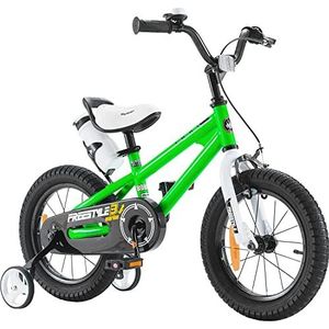 Royal Baby Freestyle Kinderfiets voor jongens en meisjes, met handrem en terugtraprem, 16 inch fiets, groen