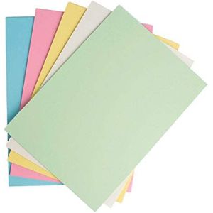 House of Card & Paper A2 220 g/m² pastelkleurige kaart - gesorteerd, pak van 50 vellen HCP172