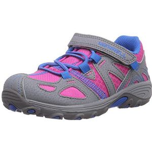 Merrell GRASSBOW A/C Trekking- en wandelschoenen, voor meisjes, halfhoog, meerkleurig roze blauw, 31 EU