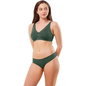 Triumph Lovely Micro Brazilian string ondergoed voor dames, Green Kiss, XS