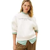 TOMMY HILFIGER Sweatshirt  zwart / wit gemêleerd