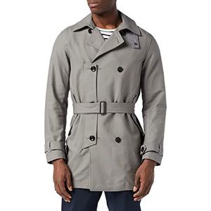 G-STAR RAW Heren Double Breasted Trenchcoat, Grijs (Granite A577-1468), L