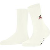 FALKE - Dames - Sokken - Merinowol en Kasjmier - Winterse Borduurmotief