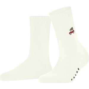 FALKE - Dames - Sokken - Merinowol en Kasjmier - Winterse Borduurmotief