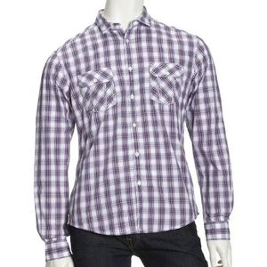 ESPRIT Shirt, Carbonized Check, lange mouwen K30938 heren overhemden/vrije tijd