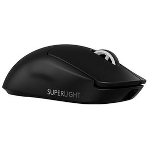 Logitech G PRO X SUPERLIGHT 2 LIGHTSPEED Draadloze Gaming Muis, 8K Polling, Lichtgewicht, 60g, Hybride LIGHTFORCE-schakelaars, HERO 2, 888 IPS, 44K DPI,5 Programmeerbare Knoppen, USB-C, PC/Mac -Zwart