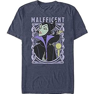 Disney Villains Maleficent Rock T-shirt met korte mouwen voor jonge mannen, zwart, maat S, zwart, S