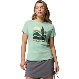 Columbia Dames Ruby Springs Graphic Fitted T-shirt met korte mouwen en korte mouwen (Pack van 1)