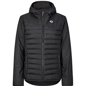 Ziener NANTANA Warmte-jas voor dames, outdoor, skitour, winddicht, wol, PFC-vrij, zwart, 34
