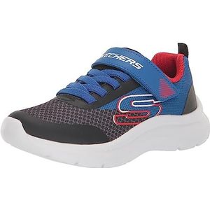 Skechers Jongens, sneakers, Royal & Black textiel/synthetisch/rood & wit, 36,5 EU, Royal Black Textile Synthetic Red Whi, 36.5 EU