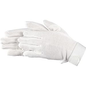Pfiff 011318 Unisex handschoenen katoen, rijhandschoenen, wit (wit), M