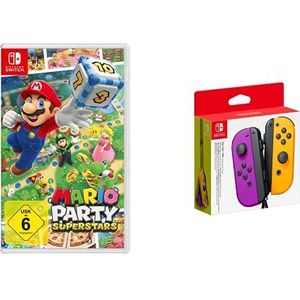 Nintendo Switch - Joy-Con Controller - Paars/Oranje & Nintendo Mario Party Superstars Standard Multilingue Nintendo Switch