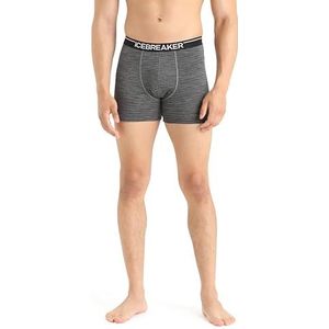 Icebreaker Heren Anatomica Boxershorts - Herenonderbroek - Merino Wol Ondergoed - Gritsteen Heide, XXL