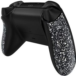 eXtremeRate Grip Cover voor Xbox Series X S Controller, DIY Vervanging Handgrip Side Shell Case Accessoires voor Xbox Series X S Controller Model 1914(Zonder Controller)-Getextureerd Wit