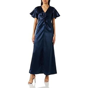 Vila Dames Visittas V-hals S/S Maxi Dress-Noos jurk, navy blazer, 34