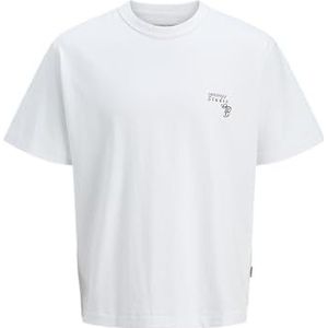 Jack & Jones - Jorgramercy Monoback TEE SS Crew NE - Top - Wit
